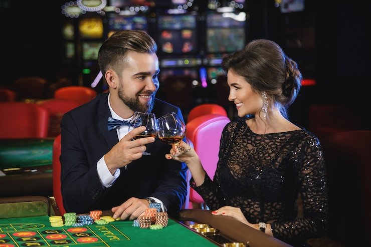 Studio kasino Asia Gaming dengan dealer profesional dan meja live